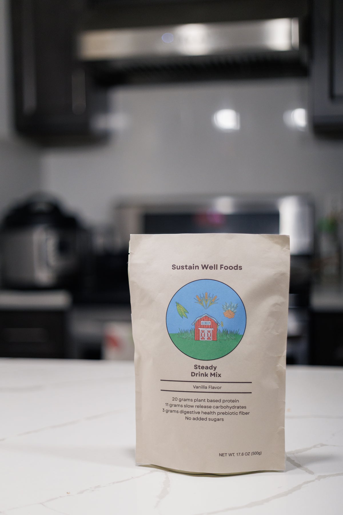 Steady Drink Mix - Bulk Size Vanilla Flavor | Sustain Well Foods