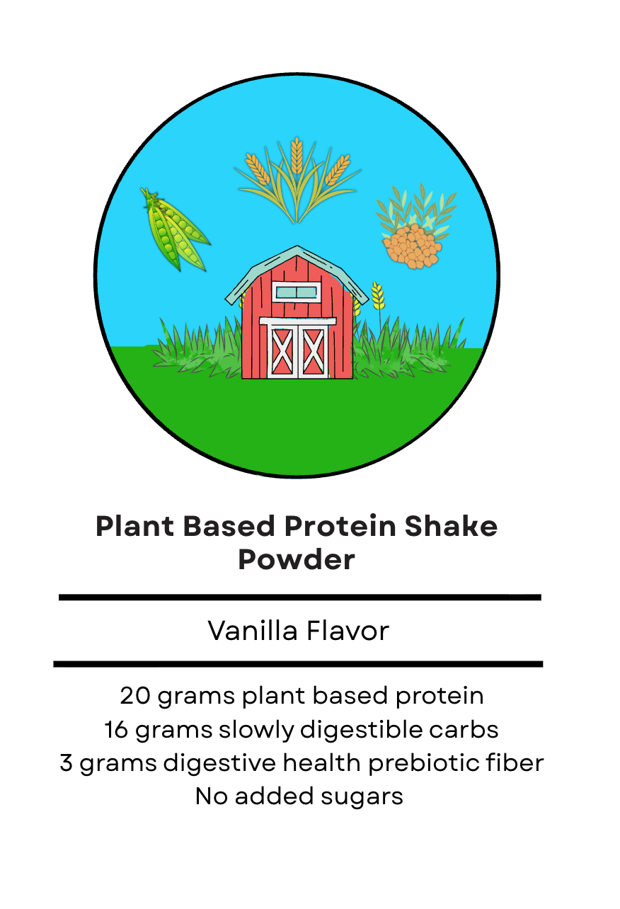 Plant Based Protein Shake Powder - Vanilla Flavor
